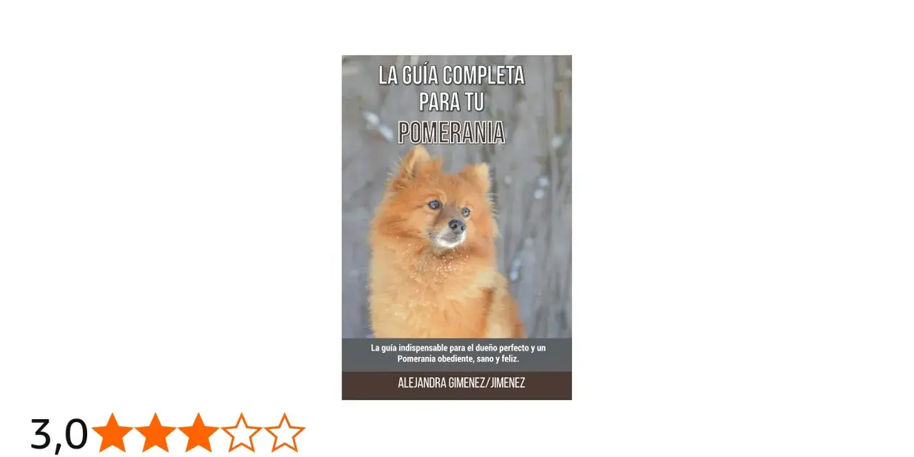 Un adorable perro pomerania, protagonista de "La Guía Completa para tu Pomerania", posa con su pelaje esponjoso.