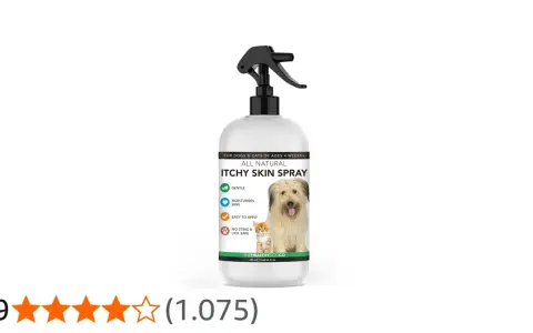 Spray talquistina para mi perro, alivia la picazón y humecta la piel. Ideal para perros y gatos.