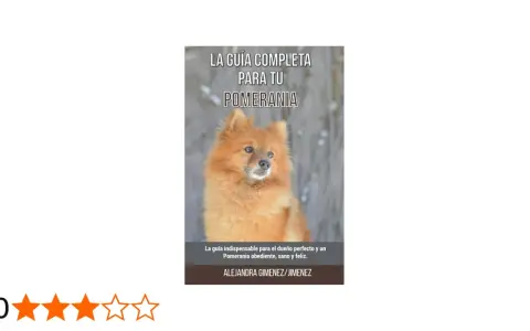 Un adorable perro pomerania, protagonista de "La Guía Completa para tu Pomerania", posa con su pelaje esponjoso.