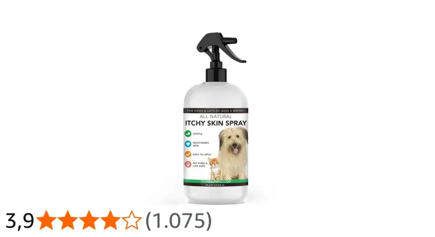 Spray talquistina para mi perro, alivia la picazón y humecta la piel. Ideal para perros y gatos.