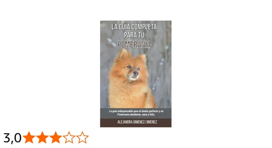 Un adorable perro pomerania, protagonista de "La Guía Completa para tu Pomerania", posa con su pelaje esponjoso.